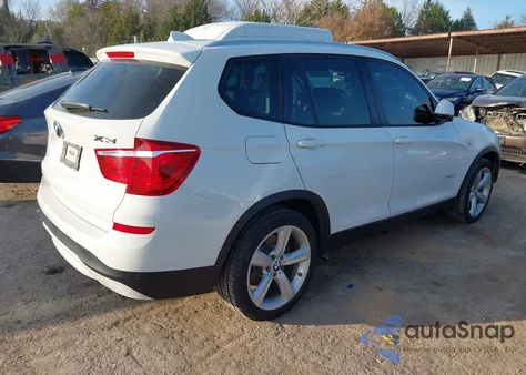 2017 BMW X3 Sdrive28I из США, поврежденный, VIN 5UXWZ7C36H0V86485